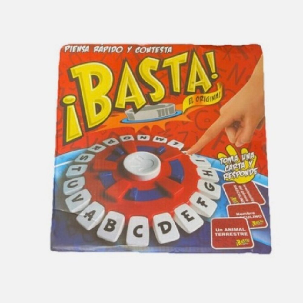 2025 Basta Spanish Word Game Fast-Paced Family Board Game New